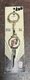 NOS NORS 1967 67 Buick Gold Tone Key Blank Keychain Special Skylark GS Riviera