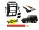 97-02 JEEP WRANGLER Car Stereo Installation Double Din Dash Kit SE SPORT SAHARA