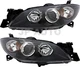 For 2004-2009 Mazda 3 Sedan Headlight Halogen Set Driver and Passenger Side
