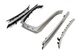 2013 AUDI A5 (B8 8T) 2.0L INTERIOR CENTER CONSOLE DOOR TRIM SET/5 (Trigon)