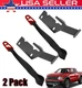 2 Pack Rear Seat Quick Latch Release Kit Black Strap Fit For Ford F150 F250 F350