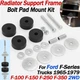 For Ford F100 F150 F250 F350 1965-1979 Bolt Pad Radiator Support Core Mount Kit