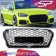 RS5 Style Honeycomb Front Grille for Audi A5 S5 B9 2017-2019 Premium Prestige