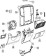 Genuine Mopar Instrument Panel Bezel 1WA381X9AI