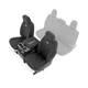 Rough Country Neoprene Front Seat Covers for Chevy Silverado & GMC Sierra 150...