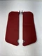 92-96 Ford Bronco F-Series Pair Of Sunvisors Sun Visors Cloth OEM Red/Maroon