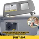 Driver Gray Sun Visor W/Sunroof Fits For 2006-2012 Toyota RAV4 74320-42501-B2 US
