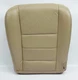 02 03 04 05 06 07 Ford F250 F350 Lariat Driver Bottom Seat Cover Tan Color Vinyl