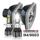 100W For Mazda Pickup B2000 B2200 B2600 1986-93 7x6" 5x7 LED Headlight Bulb