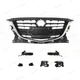7PC For AXELA MAZDA 3 2014 2015 2016 Front Grille w/Chrome Trim +Bumper Brackets