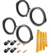 4 6.5" Speaker Install kit Front/Rear for 2023-UP Honda Accord & 2022-UP Civic