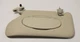 Left Side Upper Sun Visor Shade Mirror Leather Sunvisor OEM Mini R60 Tan Beige