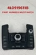 4L0919611B Audi Q7 MMI Center Interface Console Control Switch Panel OEM 10-12