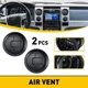 2X Dash Dashboard AC Heater-Air Outlet Louver Vent For Ford F-150 9L3Z-19893-CA