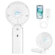 HandFan 5200mAh Portable Handheld Fan  3 Speeds, 180&deg; Foldable, Rechargeable ...