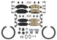 Front Rear Disc Brake Pads Parking Shoes For GMC Yukon 2009 2010 2011 2012 2013