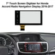 7" Touch Screen Digitizer For Honda Accord Radio Navigation Display 2016-2017