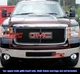 Fits 2011-2014 GMC Sierra 2500/3500 Logo Show Main Stainless Black Mesh Grille
