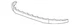 GM OEM 11-15 Volt Front Bumper Grille Bumper Components-Lower Deflector 20993998