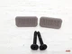 2011 BMW 335xi 335i 328i 328xi E92 E90 C Pillar Screw Cap Gray 2pc 51437141173