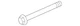 Genuine Land-Rover Knuckle Assembly Upper Bolt LR024507