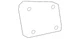 Genuine Nissan Access Cover 90916-5AA0A
