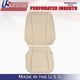 2015 to 2017 Fits Ford F150 Lariat Passenger Top &Bottom Leather Seat Covers Tan