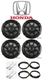 Kicker 6.5" Factory Door+Panel Speaker Replacement kit For 2001-05 Honda Civic