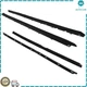 For Chevy Corvette 1990-1996 4pcs Rubber Window Sweep Weatherstrip Felt Seal Kit