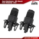 2Pc Hood Bumper Cushion Stop Stopper Adjuster for 7348121 7183752 BMW MINI