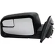 Power Mirror For 2009-2011 Ford Edge Left Side Manual Fold Textured Black
