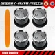 4 PCS 2004 - 2008 Ford F-150 F150 Black Dash AC Vent. Nice Condition No Fading