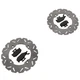 2014-2015 Can-Am Maverick 1000R 4x4 Front Sport Rotors and Front Brake Pads
