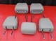 2013-2016 Ford C-Max LEATHER SEAT HEAD REST HEADREST SET OEM MEDIUM LIGHT STONE
