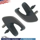 2X Dark Grey Coat Hook Clip Fits 2019-2024 Chevy Silverado 1500 2500 3500