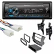 Pioneer MVH-S322BT Bluetooth Car Stereo AM/FM for 2008-12 Toyota Highlander Kit