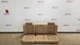 08 CHEVY SILVERADO 3500 CREW CAB REAR SEAT ASSEMBLY TAN LEATHER