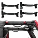 4x Black Top Roll Bar Grab Handles Grip for Jeep Wrangler YJ TJ JK JK JL 4-Door