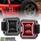 2018-2022 Jeep Wrangler JL Incandescent Black Sequential LED Tail Lights Lamps