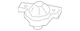 Genuine Audi Inst Panel Speaker Bolt 4M0-035-416-B