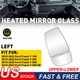 Fit For Ford Transit Van 2015-2022 Left Driver Side W/ Heated Mirror Glass 2pcs