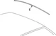 Genuine GM 2001 Oldsmobile Aurora Base 3.5L V6 Molding-Roof Panel Side 25713052
