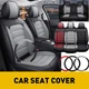 For Toyota RAV4 Front + Rear Car Seat Covers 5-Seats Protector Leather Full Set