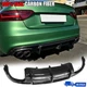 REAL CARBON Rear Bumper Lip Diffuser Spoiler For Audi S5 B8.5 A5 Sline 2012-2017
