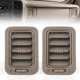 2X Dash Air Vent Heater Outlet Louver For 99-06 Chevy Silverado GMC Sierra Yukon