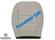 2017-2018 Ford C-Max-Passenger Side Bottom Genuine Leather Seat Cover Light Gray