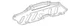 Genuine Mercedes-Benz Floor Pan Splash Shield 167-680-85-03