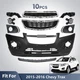 Front Bumper Cover Assembly Grille Kit For 2015 2016 Chevy Trax With Fog Light