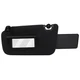 268-11645L For Nissan Sentra LEAF 12-19 Left Driver Black Sun Visor W/O Sunroof