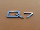 07 08 09 10 11 12 13 14 15 AUDI Q7 REAR GATE LID EMBLEM LOGO BADGE SIGN A48147